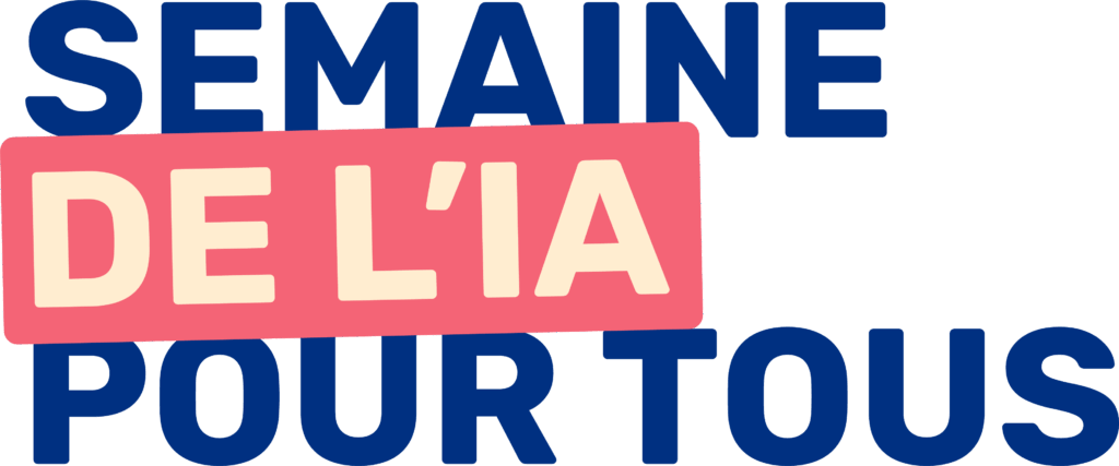 Bannière officielle de la Semaine de l'IA 2026 avec le texte Semaine de l'IA pour Tous sur fond bleu dégradé et formes géométriques